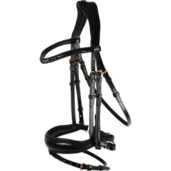 Schockemöhle Trense Premium Sports Stanford S Schwarz/Burgundy/Rose