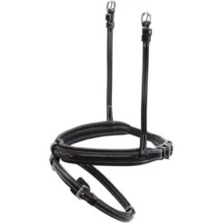 Schockemöhle Nasenriemen Tokyo Select Fancy Anatomisch Schwarz/Cream/Silber