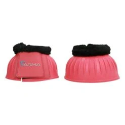 Arma By Shires Hufglocken Schwarzes Fleece Pink