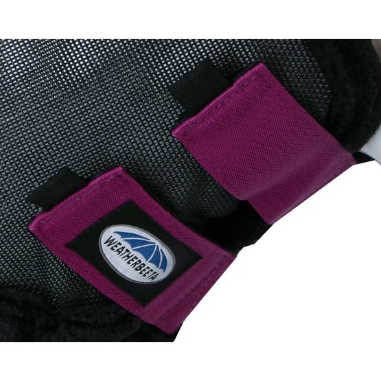 Weatherbeeta Fliegenmaske Comfitec Durable Mesh Mit Nase Schwarz/Lila 6 Weatherbeeta Fliegenmaske Comfitec Durable Mesh Mit Nase Schwarz/Lila – Bild 4