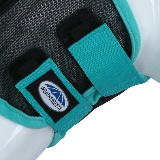 Weatherbeeta Fliegenmaske Comfitec Fine Mesh Ohten Und Nase Schwarz/Türkis 6 Weatherbeeta Fliegenmaske Comfitec Fine Mesh Ohten Und Nase Schwarz/Türkis – Bild 4