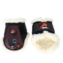 EQuick Streichkappen EShock Rear Legend Velcro Fluffy Braun