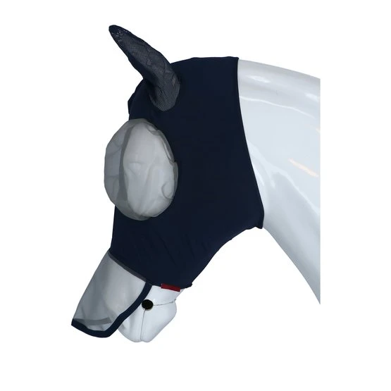 LeMieux Fliegenmaske Bug Relief Mit Ohren & Nase Navy 5 LeMieux Fliegenmaske Bug Relief Mit Ohren & Nase Navy – Bild 3