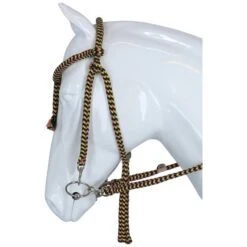 F.R.A. Trensenzaum Bodanza Baumwolle Mit Abnehmbaren Zügeln Rot/Gelb Vollblut/Warmblut -Waldhausen Verkäufe 2024 agradi 44874405 1.b2a07d