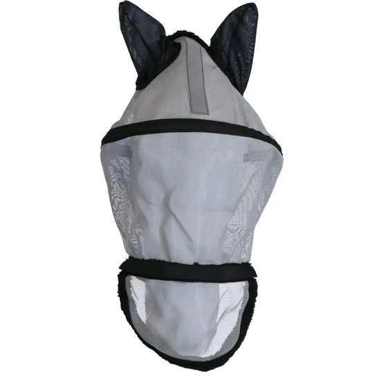 Harry's Horse Fliegenschutzmaske B-free Grau/Schwarz 4 Harry's Horse Fliegenschutzmaske B-free Grau/Schwarz – Bild 2