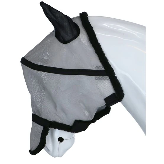 Harry's Horse Fliegenschutzmaske B-free Grau/Schwarz 5 Harry's Horse Fliegenschutzmaske B-free Grau/Schwarz – Bild 3