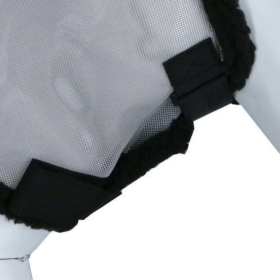 Harry's Horse Fliegenschutzmaske B-free Grau/Schwarz 6 Harry's Horse Fliegenschutzmaske B-free Grau/Schwarz – Bild 4