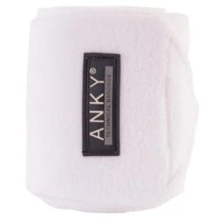 ANKY Bandagen Basic Fleece Set Von 4 Weiß 350cm