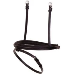 BR Englisch Kombiniertes Reithalfter Schwarz/Silber