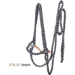 F.R.A. Hackamore Jaspis Baumwolle Schwarz/Weiß One Size