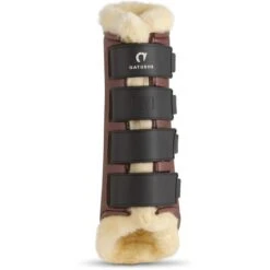 Gatusos Sehnenschutz Royal Hinter Synthetische Wolle Schwarz Warmblut -Waldhausen Verkäufe 2024 gau marron frente 3 brownroyal.535f8f