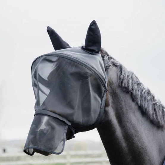 Kentucky Horsewear Kentucky Fliegenmaske Pro Mit Ohren Schwarz 3 Kentucky Horsewear Kentucky Fliegenmaske Pro Mit Ohren Schwarz