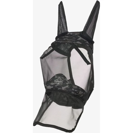 LeMieux Fliegenmaske Full VisorTek Camo Braun 4 LeMieux Fliegenmaske Full VisorTek Camo Braun – Bild 2