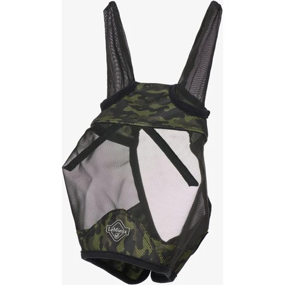 LeMieux Fliegenmaske Half Visor-Tek Camo Braun 10 LeMieux Fliegenmaske Half Visor-Tek Camo Braun – Bild 8