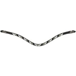 Mrs. Ros Stirnriemen Stellux Grau/Schwarz Pony