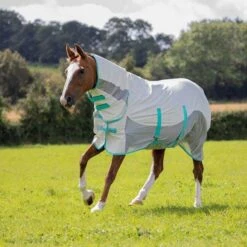 Tempest Original By Shires Fliegendecke Mit Mesh Weiß Kariert