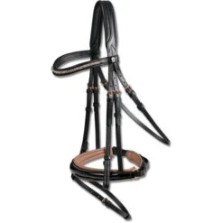 Waldhausen Trense X-Line Rosewood Schwedisch Kombiniert Schwarz