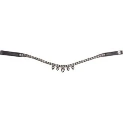 Waldhausen Stirnriemen X-Line Diadem Schwarz/Dunkelgrau