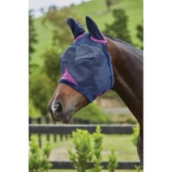 Weatherbeeta Fliegenmaske Comfitec Durable Mesh Mit Ohren Schwarz/Lila -Waldhausen Verkäufe 2024 wb 1003155011 wb cft mesh mask ears image hero null.218eb3